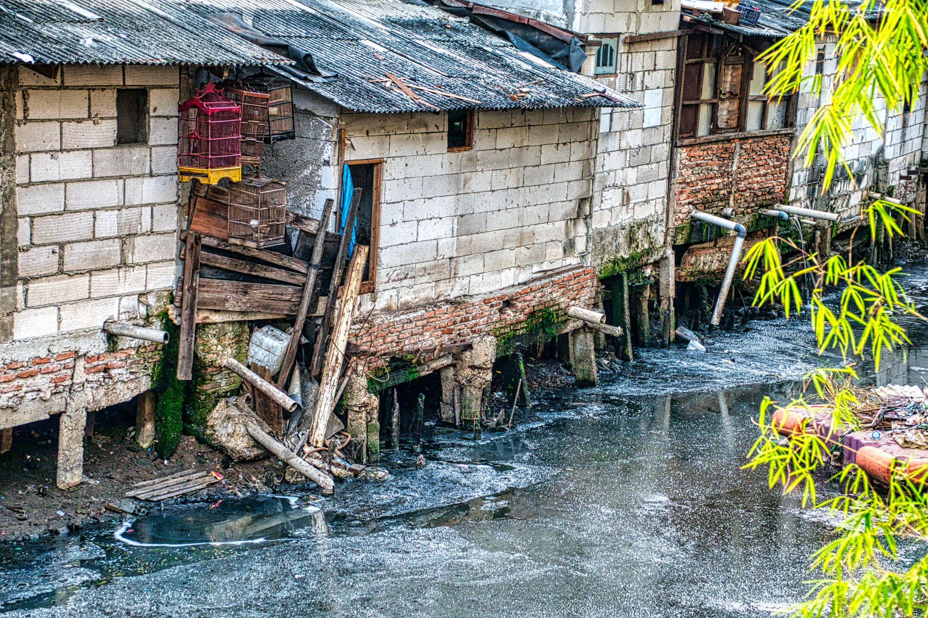 Run down houses