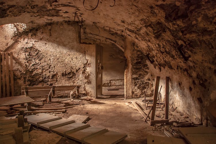 Inside Of An Old Basement