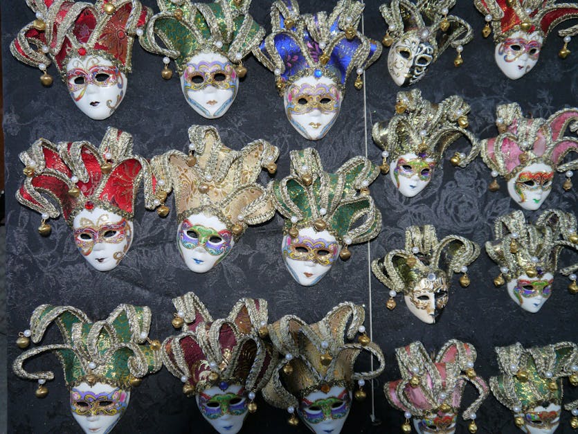 Free stock photo of masquerade ball mask venice