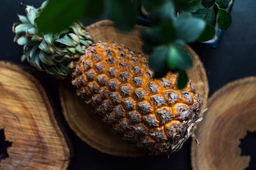 Gratis stockfoto met ananas, bovenaanzicht, eten