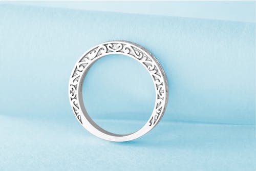 Free Silver Ring in Close Up Photography Stock Photo