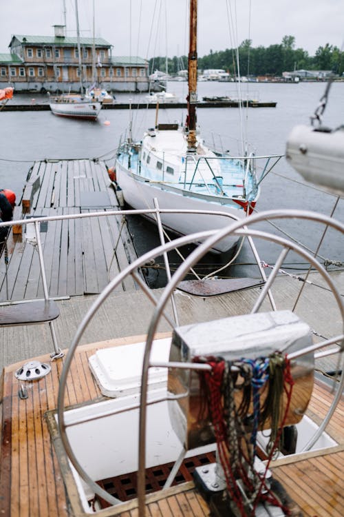 A Boat Docked on the Pier