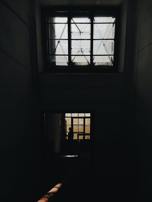 Dark Staircase in an Apartment 