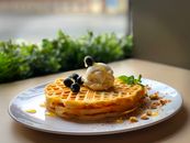 Pie on White Ceramic Plate
