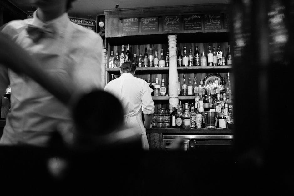 alcohol, bar, barkeeper
