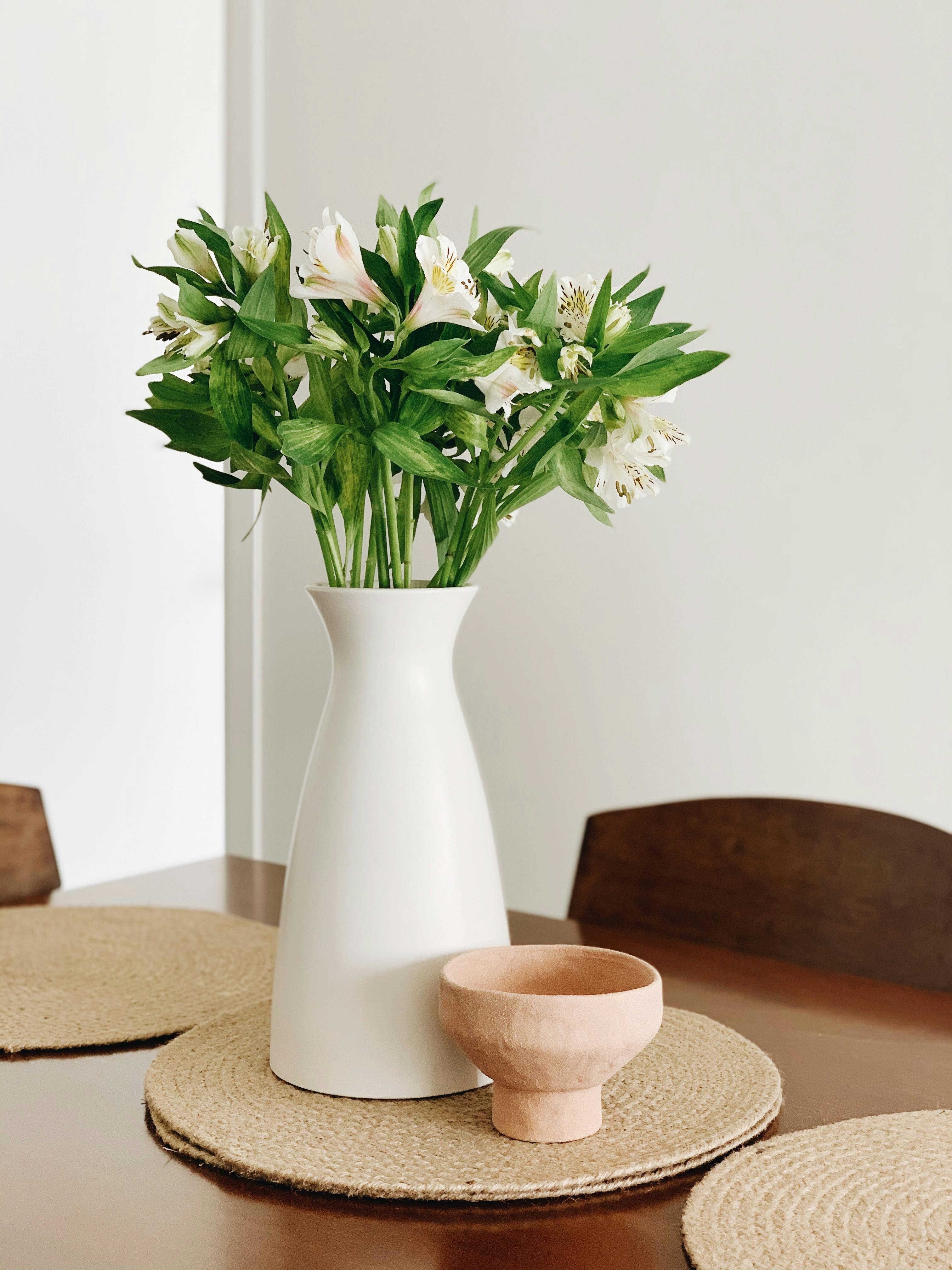 Brown Plant on White Ceramic Vase · Free Stock Photo