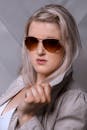 Woman Wearing Sunglasses