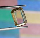 A Natural Gemstone with Octagon Cut on a Twissor