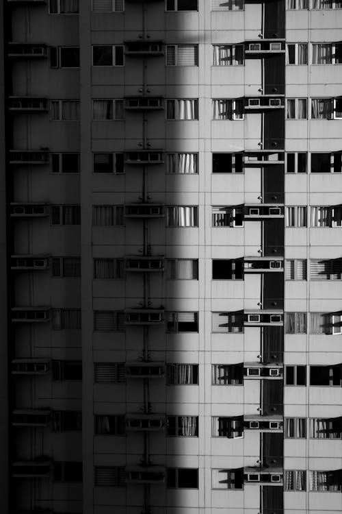 Immagine gratuita di appartamento, architettura, bianco e nero