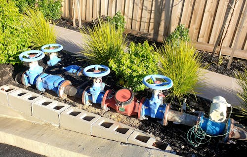 Free stock photo of blue highlights, blue metal, fire hydrant