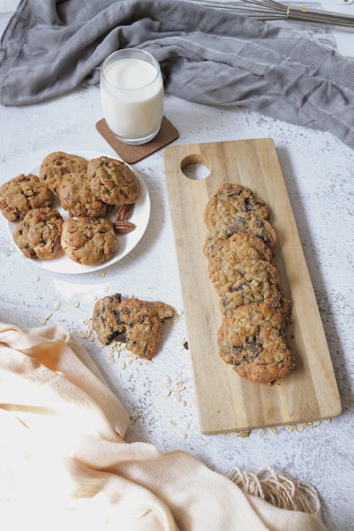 Foto profissional grátis de alimento, assado, biscoitos