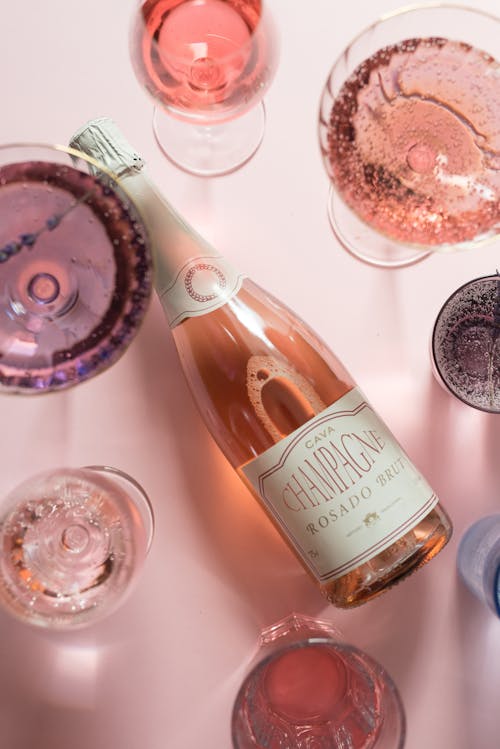 rosado brut, 럭셔리, 밝은 분홍색 배경의 무료 스톡 사진