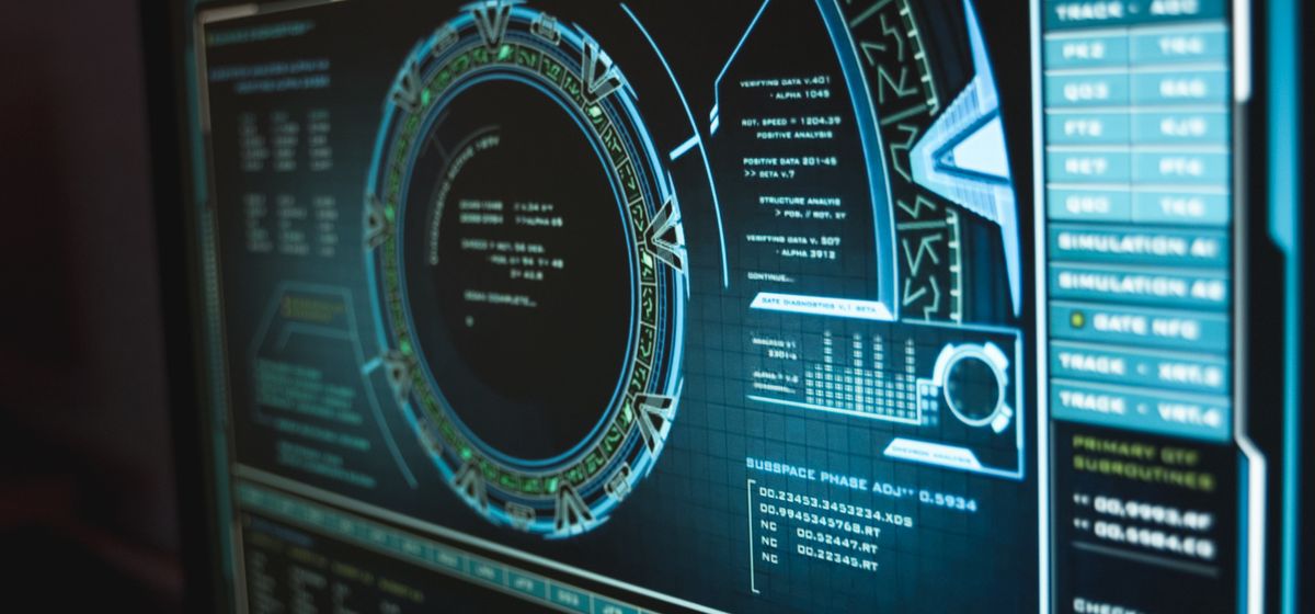 Nahaufnahme einer digitalen Sicherheitsoberfläche