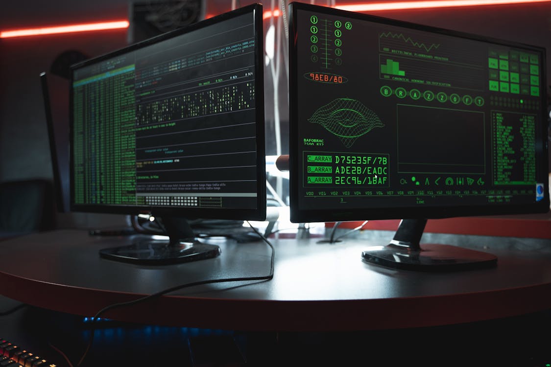 Free Close-Up View of System Hacking Stock Photo
