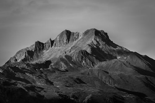 Immagine gratuita di ambiente, bianco e nero, carta da parati di montagna