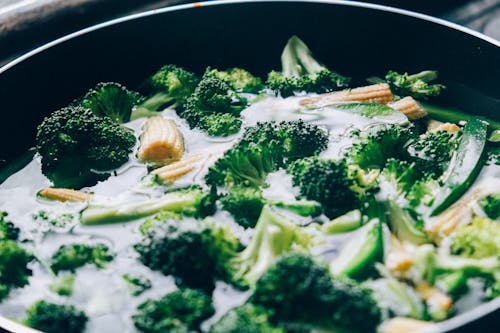 Free Cooked Broccoli Soup Stock Photo