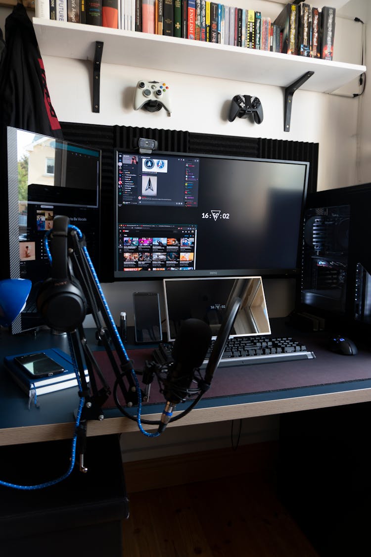 A Gaming Rig On A Desk