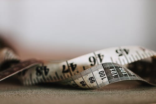 Close-Up View of a Tape Measure