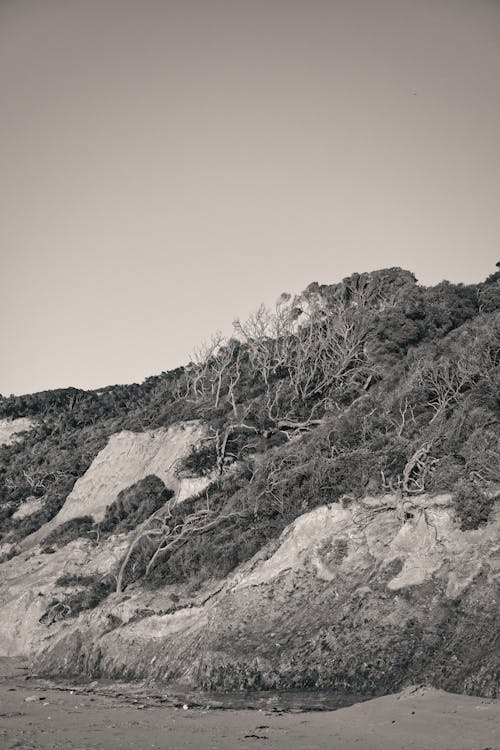 Escarpment in Black and White