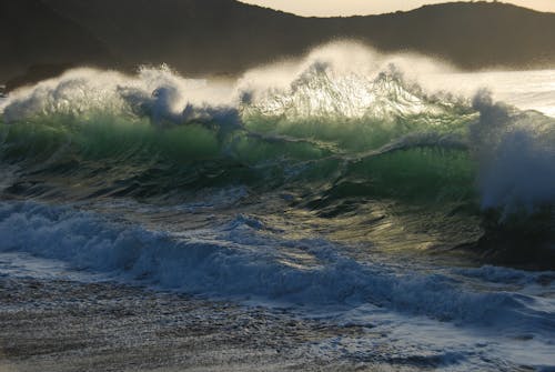 açık hava, dalga, deniz içeren Ücretsiz stok fotoğraf