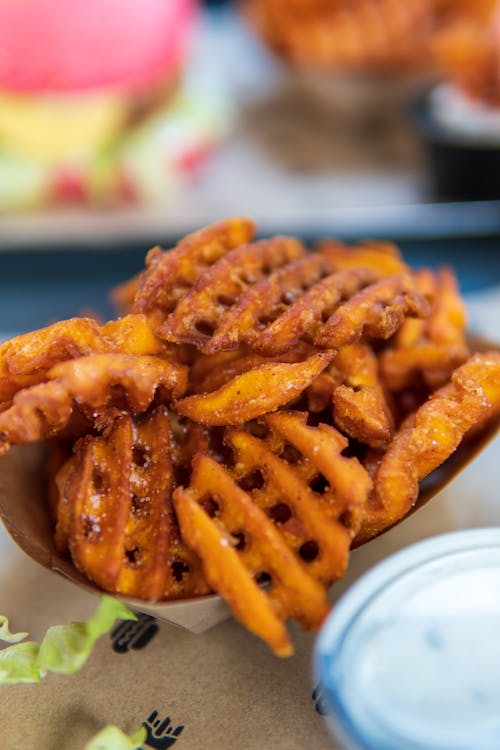 Crispy Waffle Fries 