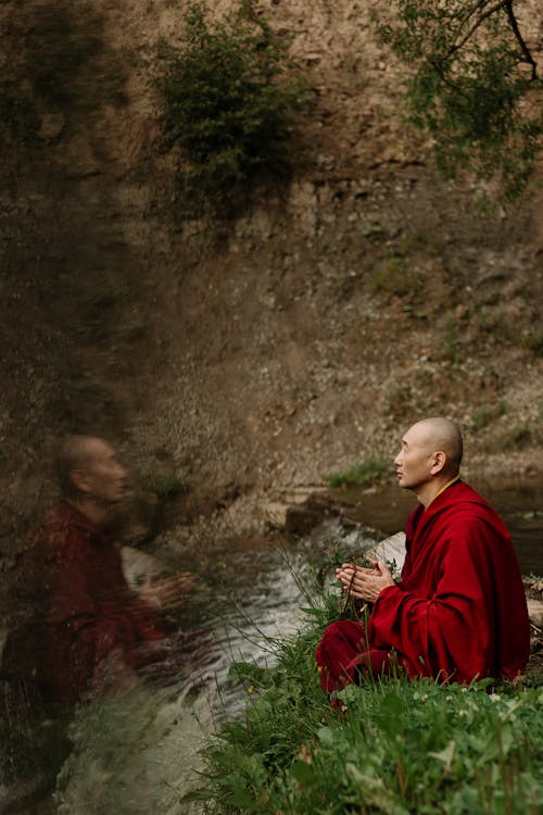 Ilmainen kuvapankkikuva tunnisteilla buddhalainen, buddhalaisuus, heijastus Kuvapankkikuva