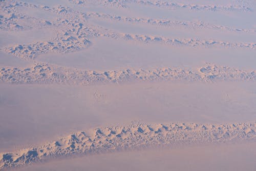 Aerial Shot of a Vast Desert