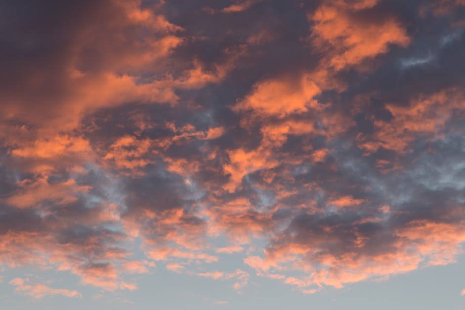 Orange Clouds · Free Stock Photo