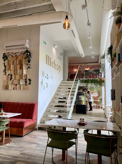 咖啡店, 咖啡廳, 垂直拍摄 的 免费素材图片