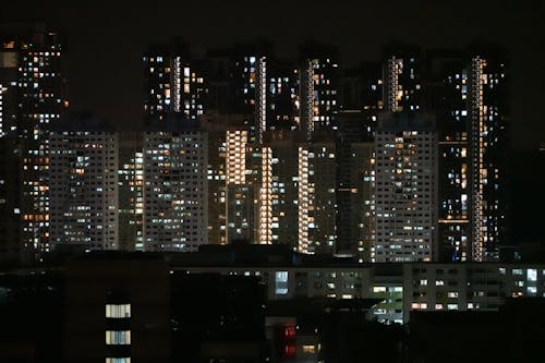 免费 城市, 城市的燈光, 夜间 的 免费素材图片 素材图片