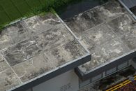 White and Gray Concrete Floor