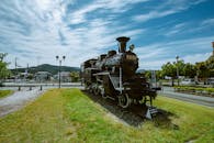 Steam Locomotive on Grass