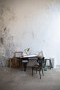 Brown Wooden Table and Chairs