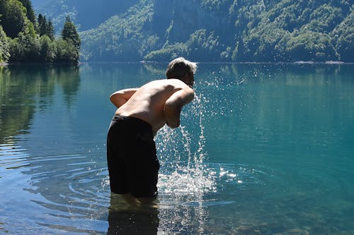 Základová fotografie zdarma na téma horské jezero, kapky vody, léto