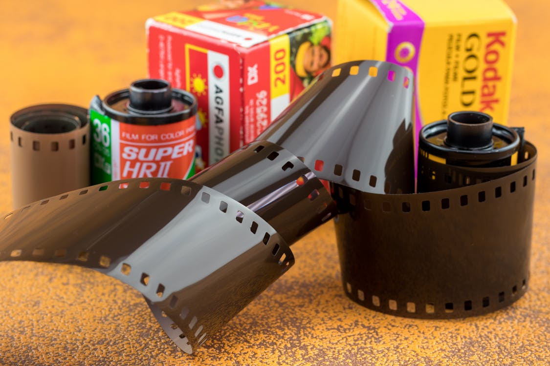 Close-Up View of Camera Films · Free Stock Photo