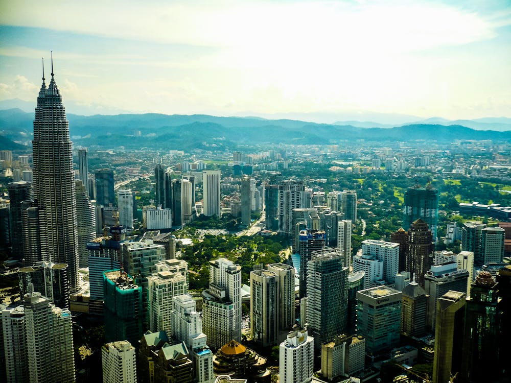 Ingyenes stockfotó felhőkarcolók, festői, Kuala Lumpur témában