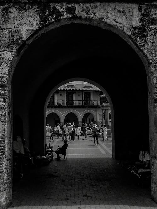 Gate Heading Into a Courtyard in Cartagena