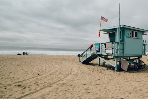 Δωρεάν στοκ φωτογραφιών με άμμος, ναυαγοσώστης, παραλία