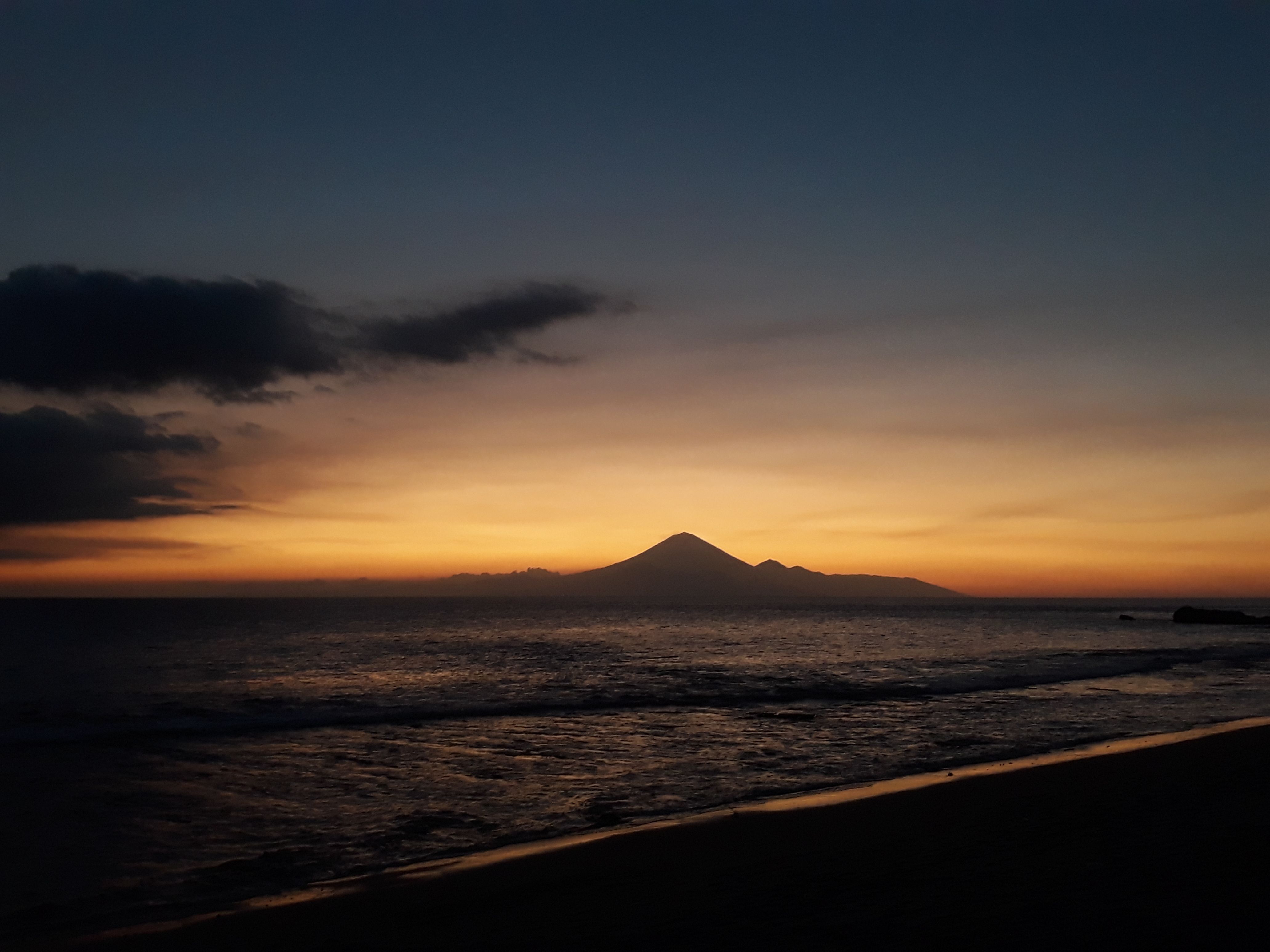 A Volcano Erupting During Night Time · Free Stock Photo