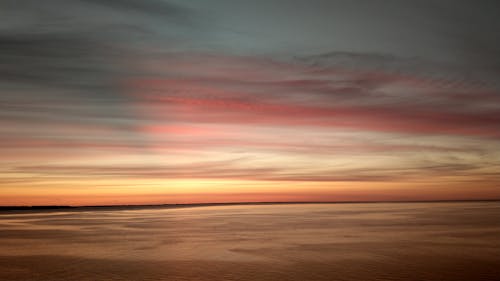 akşam, akşam karanlığı, Baltık Denizi içeren Ücretsiz stok fotoğraf