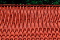 Roof Made of Red Clay Tiles