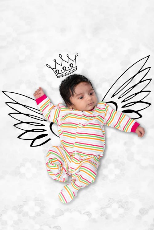 Бесплатное стоковое фото с fotodebebêfofo, азиатский ребенок, Ангел