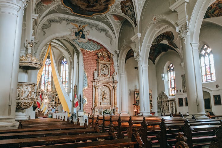 Interior Of Baroque Church