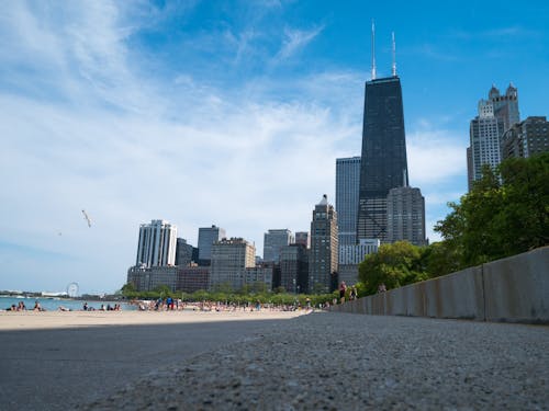 Immagine gratuita di angolo basso, azzurro, chicago