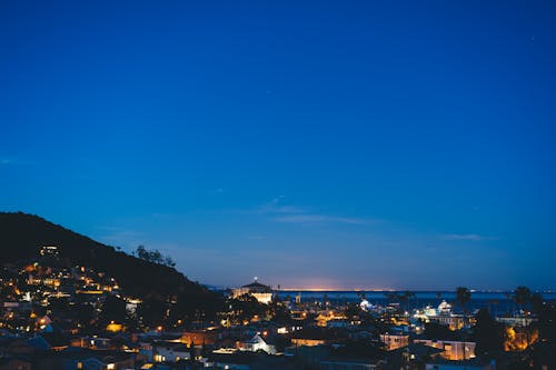 Ingyenes stockfotó ég, éjszaka, falu témában