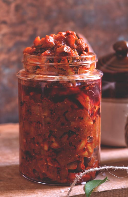 Free Food in A Glass Jar Stock Photo