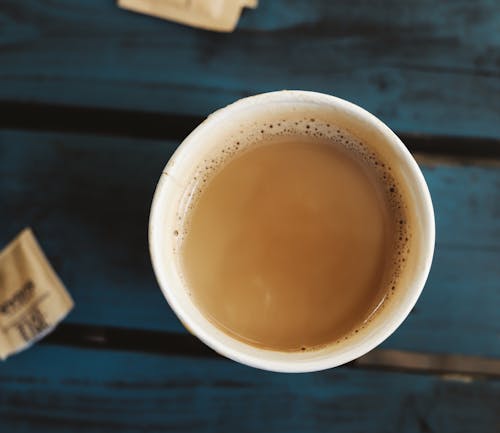 Gratis stockfoto met bovenaanzicht, detailopname, drinken