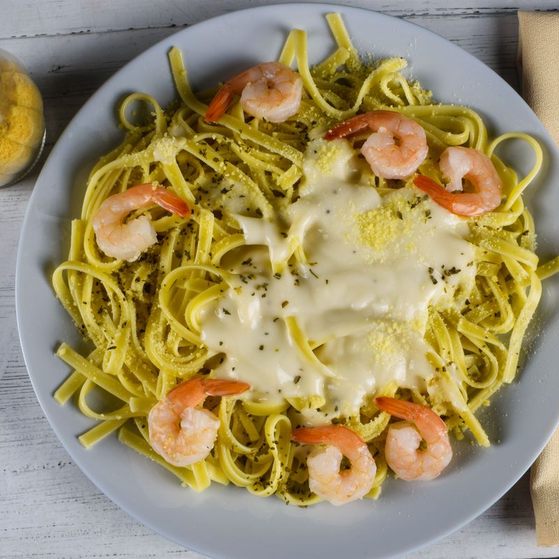Shrimp Scampi with Linguine