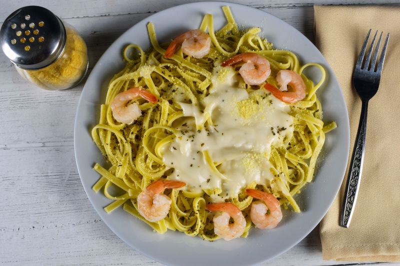 Shrimp Pasta from PIZZA & STEAK MASTER in Philadelphia