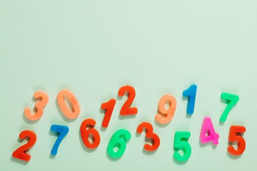 Colorful Plastic Numbers for Kids to Learn From 